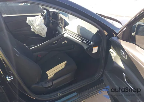 2025 Hyundai Elantra Hybrid Blue из США, поврежденный, VIN KMHLM4DJ8SU159366